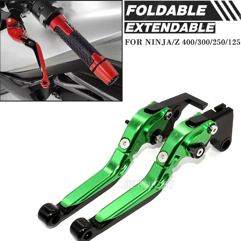 

For Kawasaki Ninja/Z 400/300/250/125 Clutch Lever Brake Lever Set Foldable Adjustable Handle Levers Motorcycle Accessories Parts
