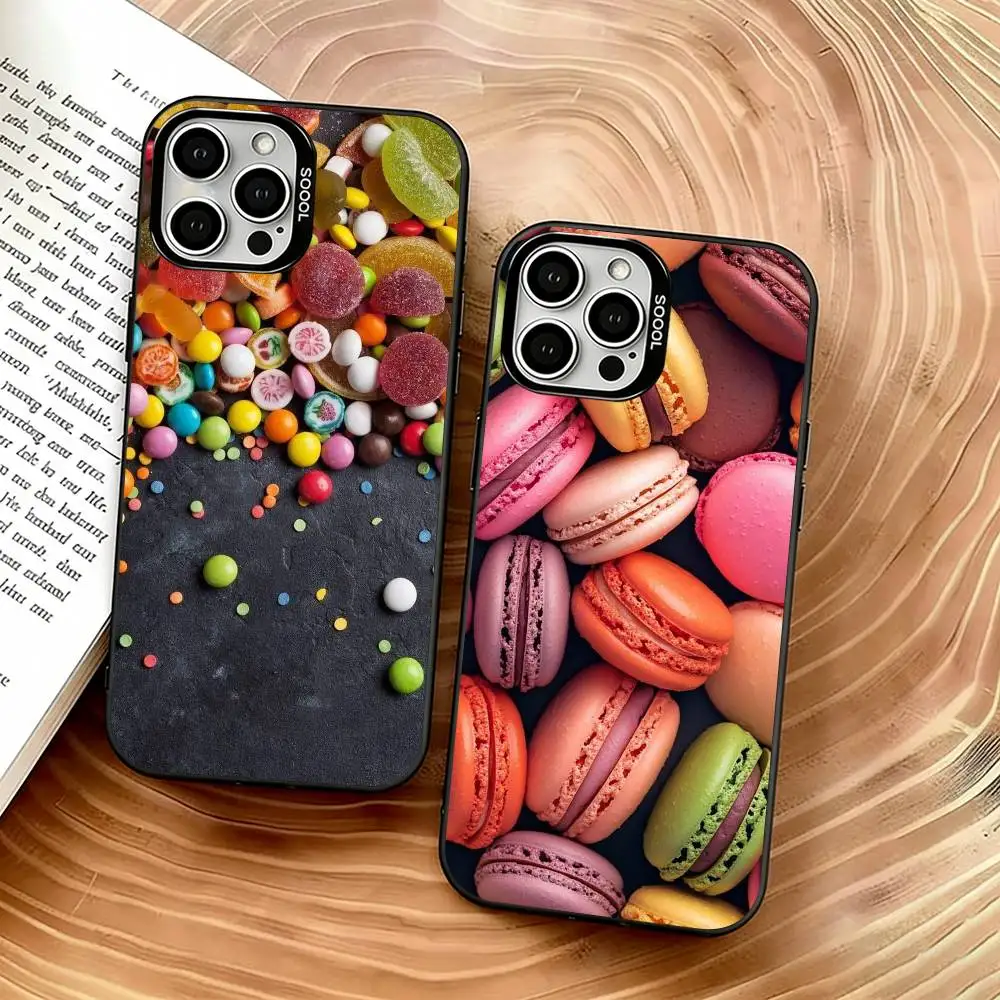 

Many Forms of Sugar Phone Case For iPhone 17,16,15,14,13,12,11 Plus,Pro Max,XS,Colorful Silver Black Cover