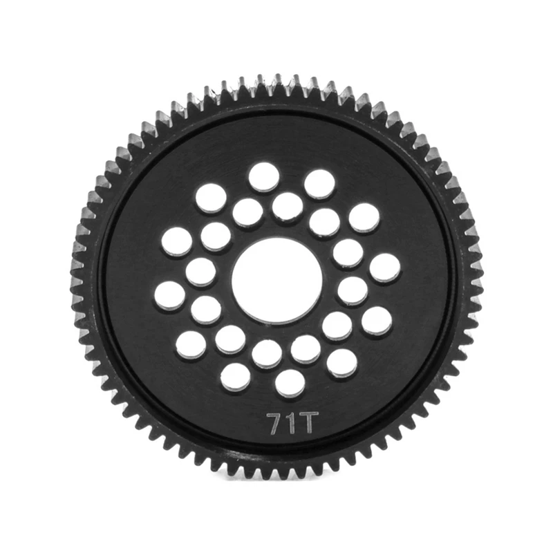 Módulo de metal Spur Gear para RC Car, 71T, 51667, Tamiya TA08, XV02 06M, Peças de Atualização, Acessórios, 51667