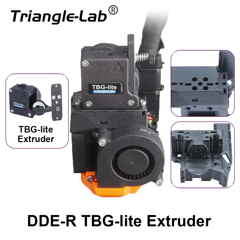 

C Trianglelab DDE-R TBG Extruder Direct Drive Extruder For Creality Ender3 CR10 Compatible with Dragon Rapido TD6S V6DM