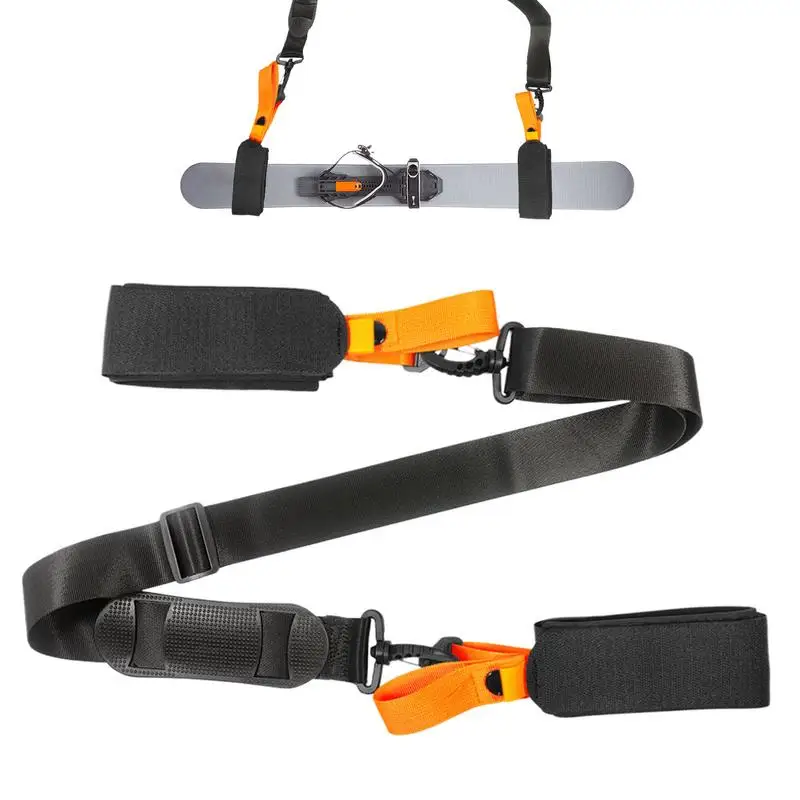 

Adjustable Ski Straps Adjustable Snowboard Carrying Strap Snowboard Carrier Sling Straps Ski & Snowboard Transport Equipment For