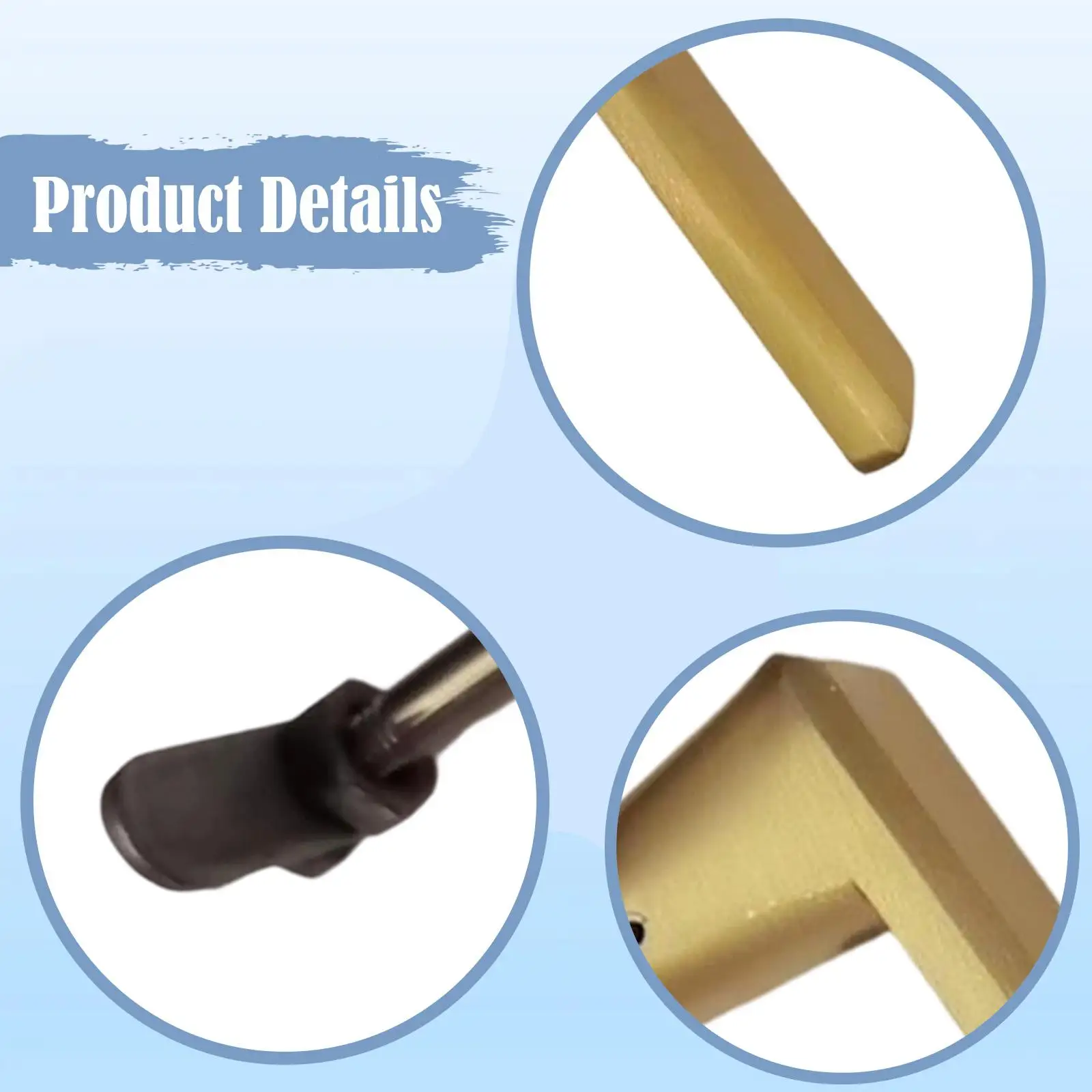 Stainless Steel Fireplace Door Handle Easy Install Accessory for Home Fireplace Stove Repair