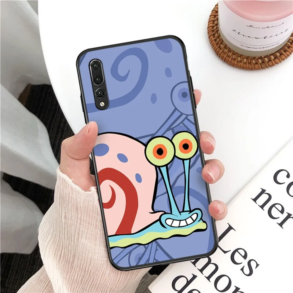 Funny Cartoon S_SpongeBobS S_SquarePants Mousepad For Samsung J 7 plus 7core J7 neo J6 plus prime J6 J4 J5 Mobile Cover