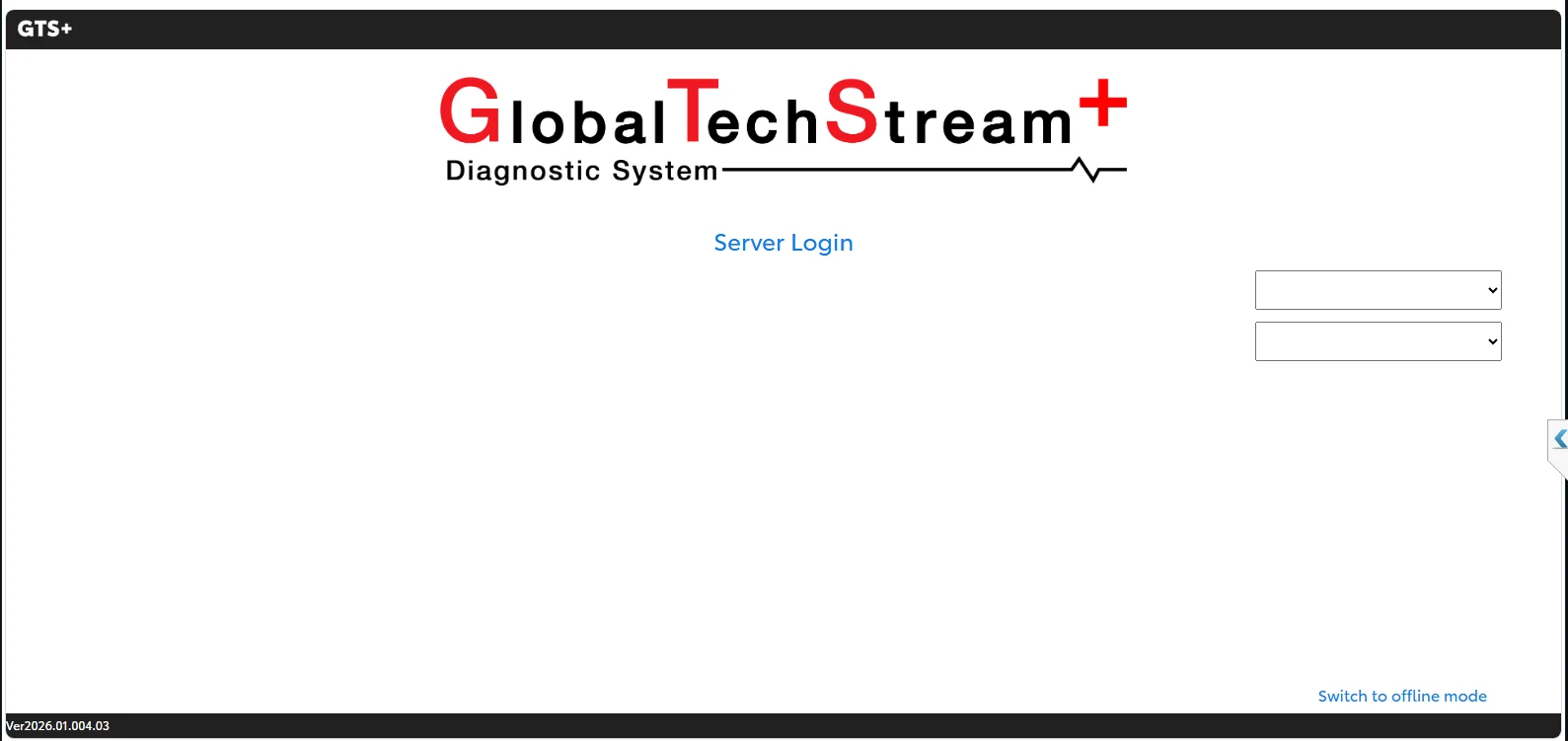 2026年 GTS+ Global Techstream+ 2026.01.004 トヨタ/レクサス用車両