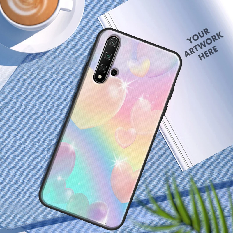 Чехол Cherry Pop Butterfly Burning Love для Huawei Nova Y70 Y91 Y90 Y60 Y72 Y61 12s 12i 9 10 SE 11i 8i P20 P40 P30 Lite P60 Pro