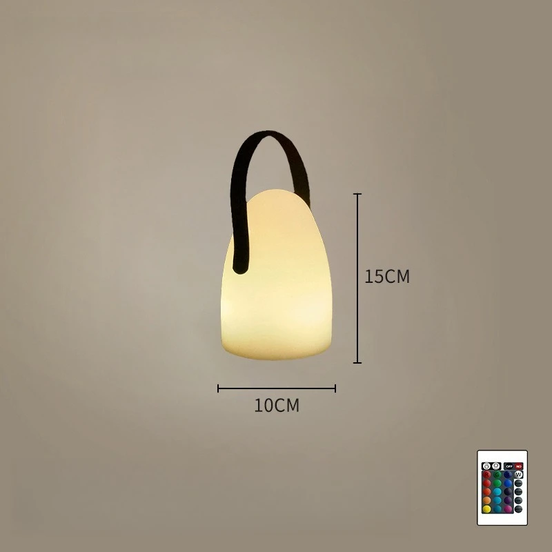 屋外遊びキャンプレストラン中庭の雰囲気防水ナイトライトユニークな卵型デスクランプ