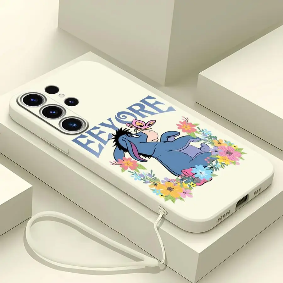 حافظة لهاتف سامسونج جالاكسي S23 S24 FE S20 نوت 20 10 Ultra S22 Ultra S21 Plus S25 Edge غطاء ناعم ديزني وين ذا بوه