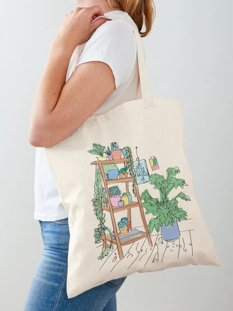 

Apartment Plants Tote Bag sacs de shopping shopping trolley bag tote bag university Candy bags