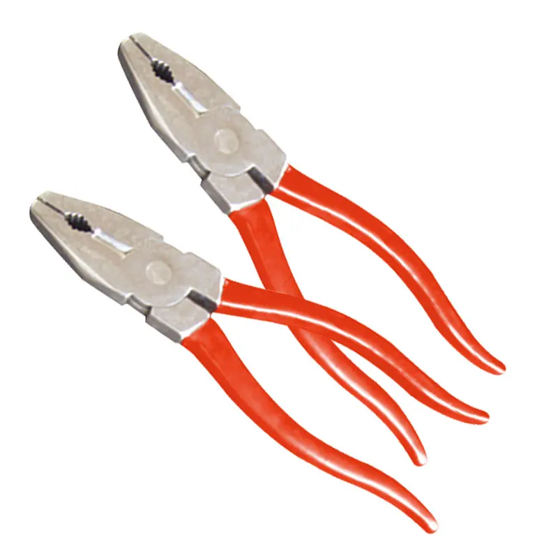WEDO High Quality Plastic Dipped Handle 6IN 8IN Universal 150mm 200mm Titanium Lineman Pliers for Industrial