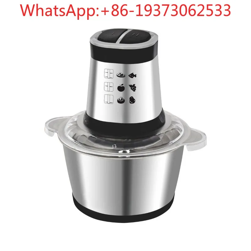 Multifunctional Household Meat Grinder Large Capacity Grinder Kitchen Stainless Steel Electric Supplementary Cooking Machine view 2