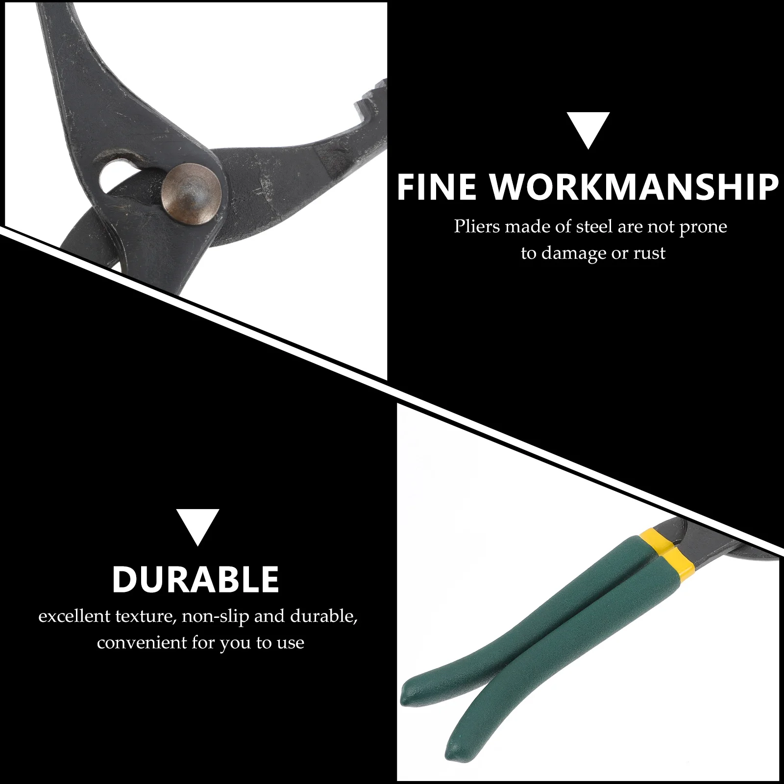 

Steel Oil Filter Pliers Heavy Duty Filter Removal Tool for Car Maintenance Durable Repair Wrench Long Lasting Service Non-Slip