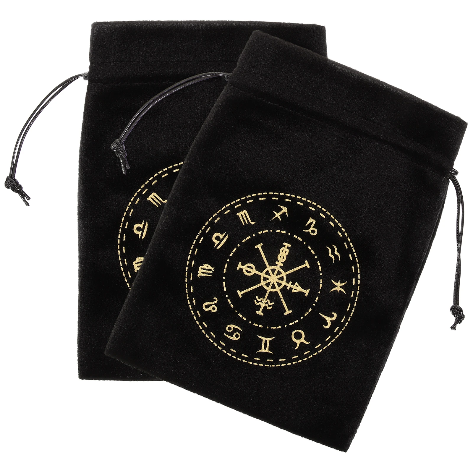 

2pcs Card Drawstring Storage Bag Soft Lint Material Pouch For Cards Portable Bag Small Jewelry Storage Organizer Drawstring