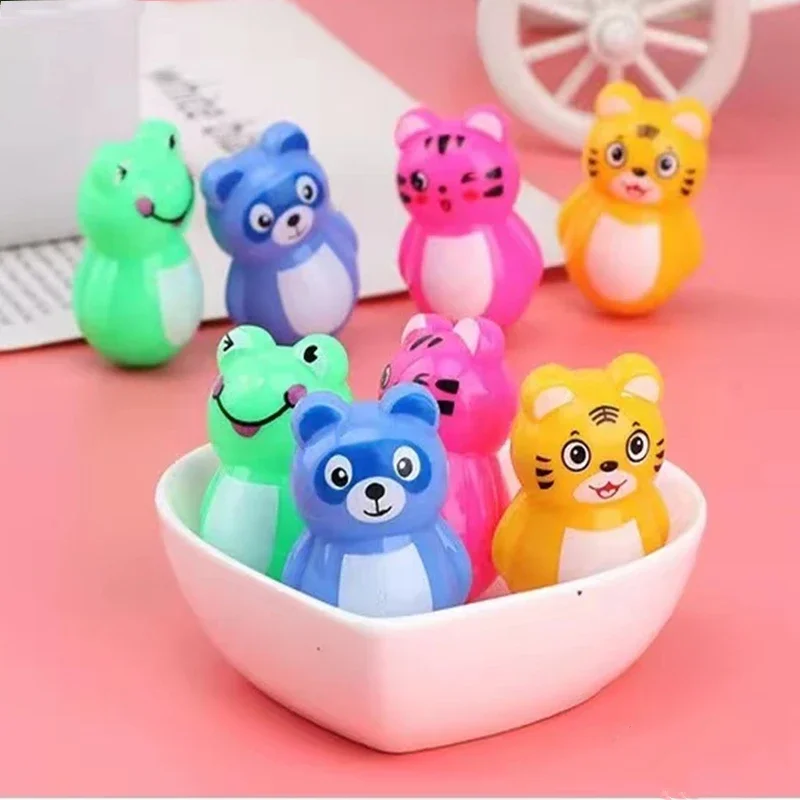 5/10 PCS Mini Cartoon Tumbler Kids Party Toy Kids Birthday Party Favors Baby Shower Gifts Giveaways Carnival Gift Pinata Fillers