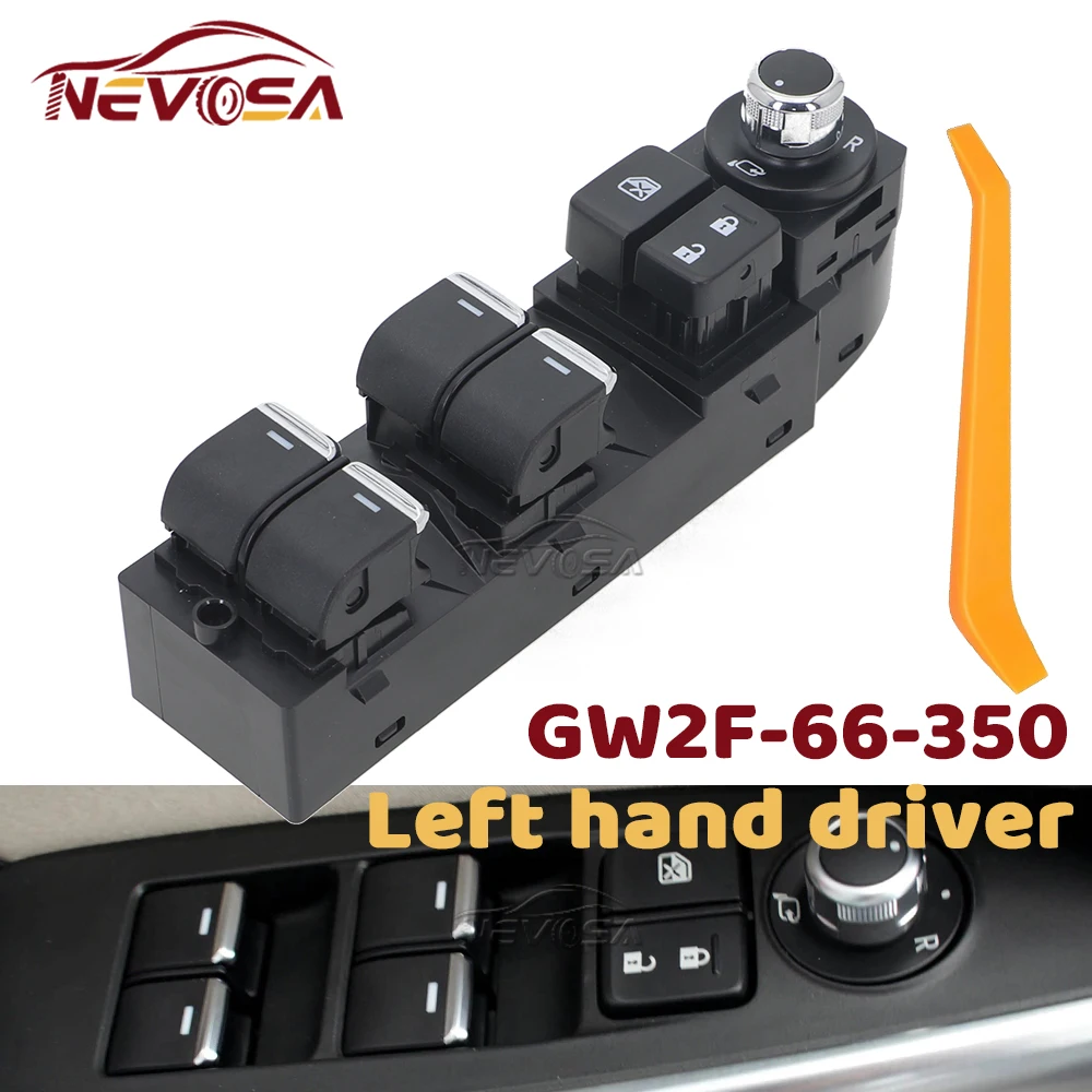 

Left Hand Driver Main Switch For Mazda 6 Atenza 2016 2017 2018 Electric Master Power Window Control Switch Regulator Button