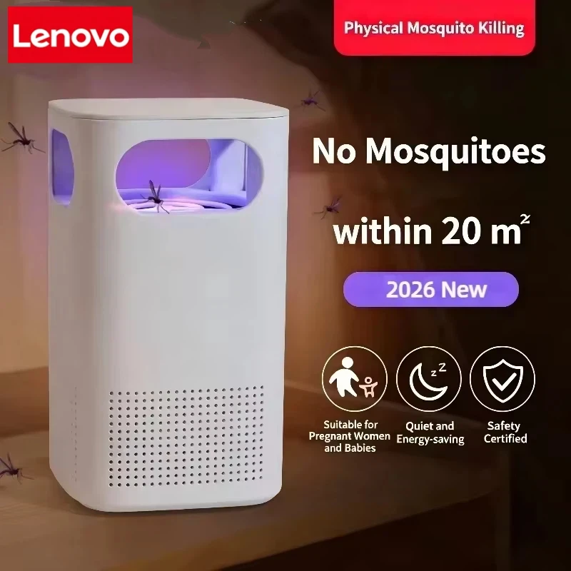 Lâmpada Mata-Mosquitos Xiaomi MIJIA, Repelente Eletrônico de Insetos com Luz LED, Armadilha para Pequenos Insetos, Eletrodoméstico