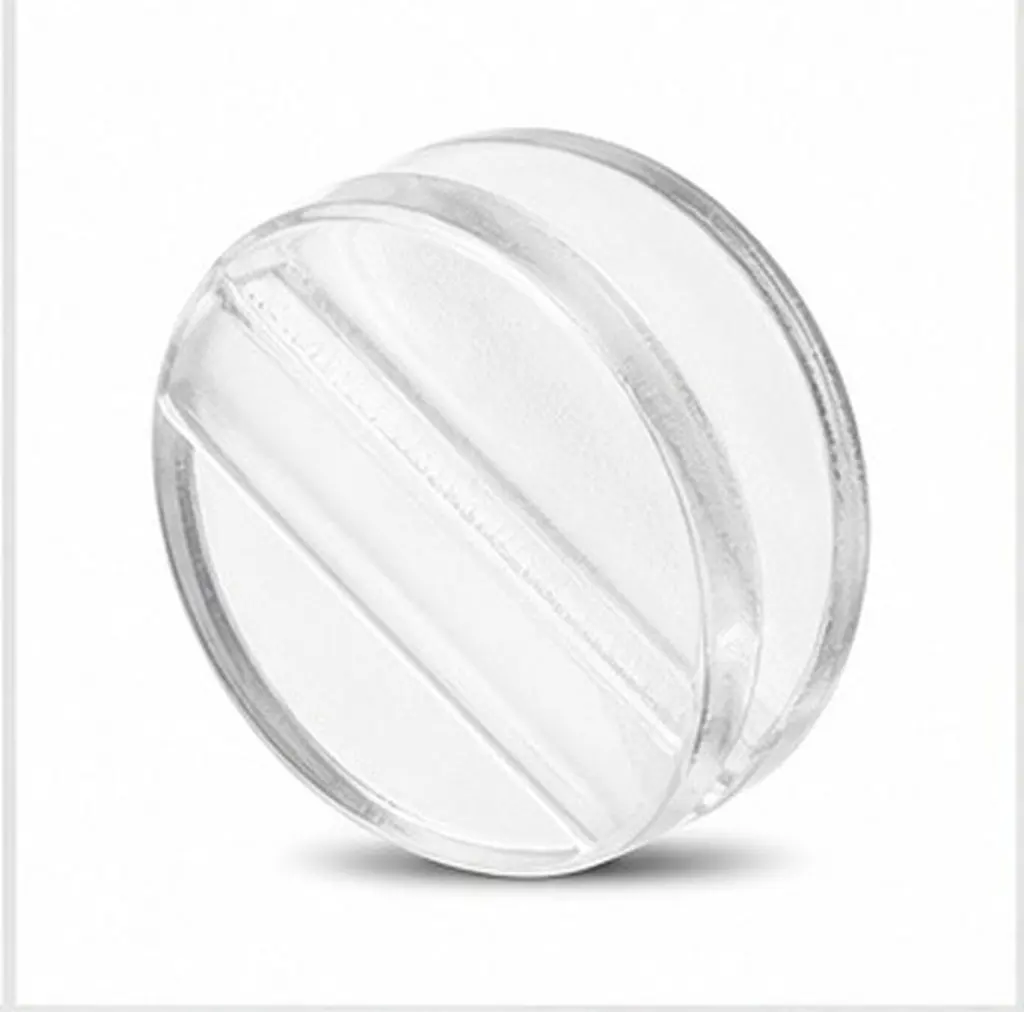 100Pcs Board Game Card Holder Round Desk Stand Transparent Stable Table Card Clips Organizer Picture Holders Message Clips
