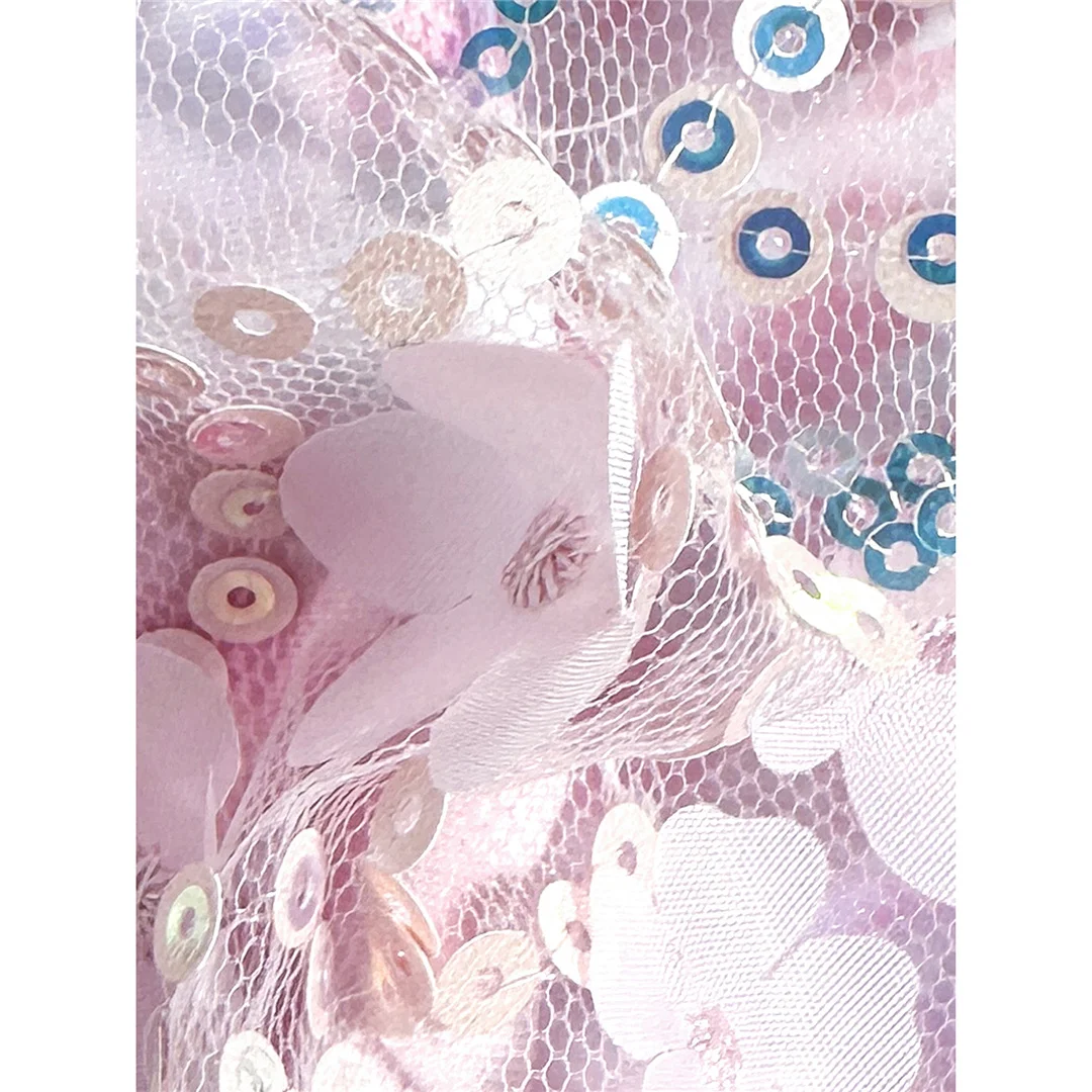 Bedruckter Bikini mit Pailletten, Neckholder-Design, Damen-Badebekleidung, zweiteiliger Bikini, hoher Beinausschnitt, Badeanzug, Badebekleidung, Modell V8237. – Detail 7