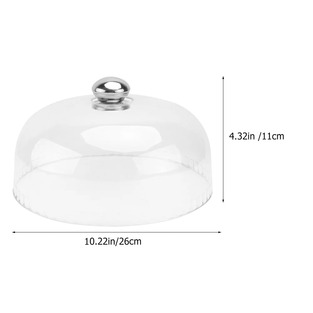 قطعتان من غطاء الكيك، واقي الكيك البلاستيكي الشفاف للاستخدام الداخلي والخارجي، أغطية الطعام للخارج #4