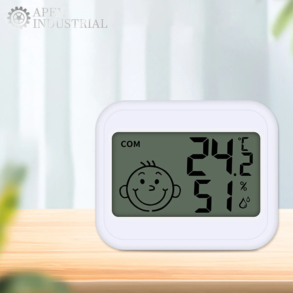 Mini LCD Digital Thermometer Hygrometer Indoor Room Electronic Temperature Humidity Meter Sensor Gauge Weather Station for Home
