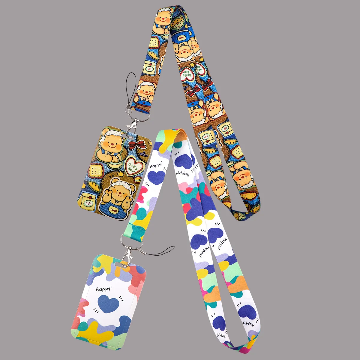 

Love Patterns Lanyards for Keys Neck Strap ID Card Gym Cell Phone Straps USB Badge Holder Hang Rope Keychain Accessories