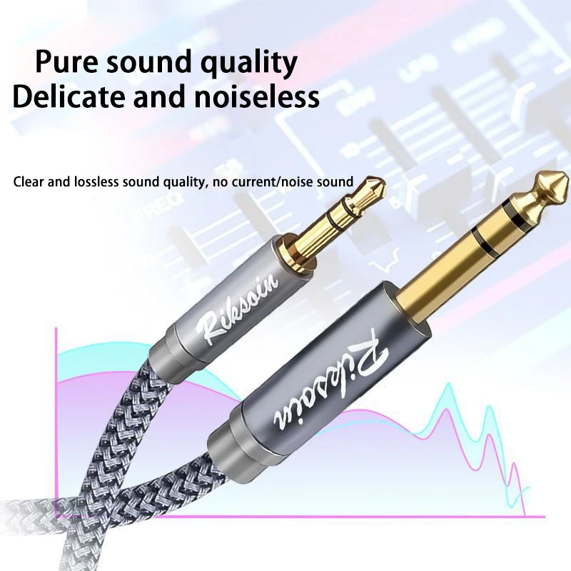 Cavo professionale Bilanciato per microfono con 1 jack Stereo e 1 XLR Neutrik fe