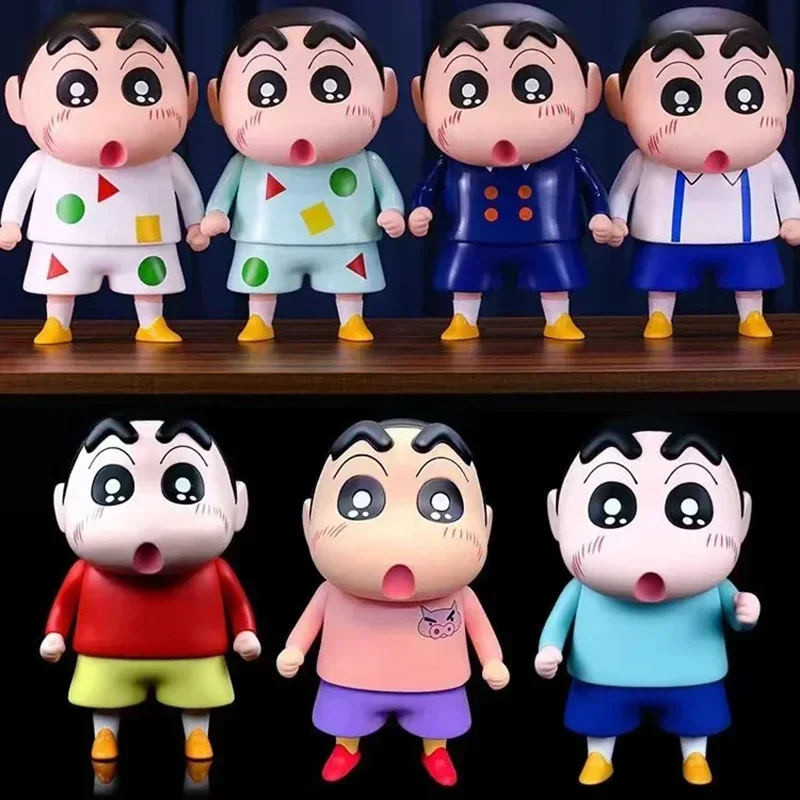 

1:1 Crayon Shin chan Anime Action Figure Nohara Shinnosuke Cartoon Kawaii Manga Statue Figurines Collectible Model Doll Toys