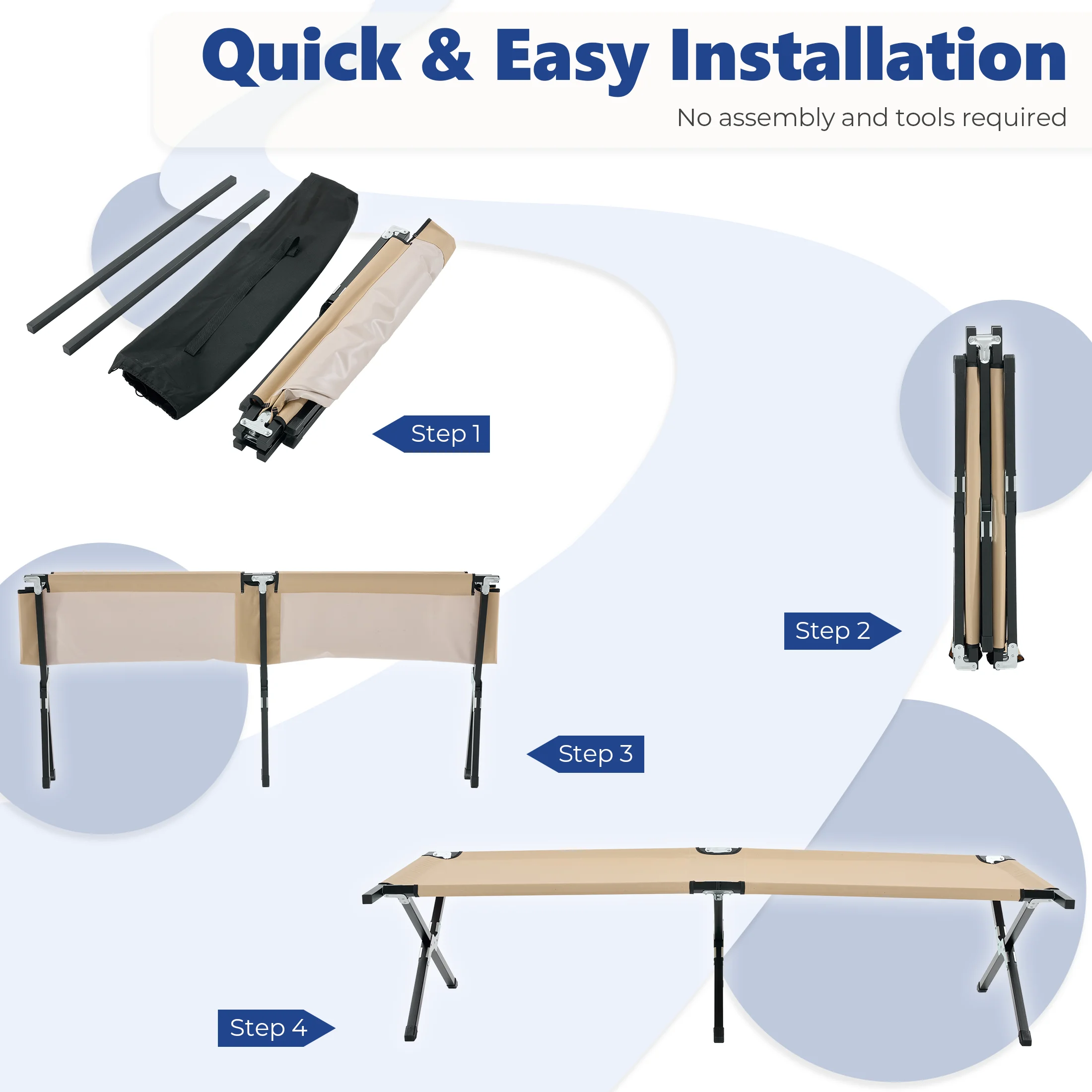 full length camping cot