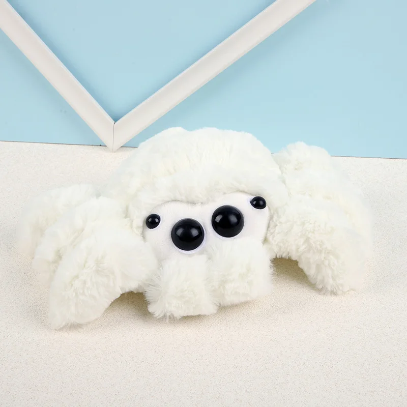 Cute Spider Lucas Plush Toy Halloween Atmosphere Decoration Soft Skin-friendly Fluffy Insect Figurine Festival Gift For Children