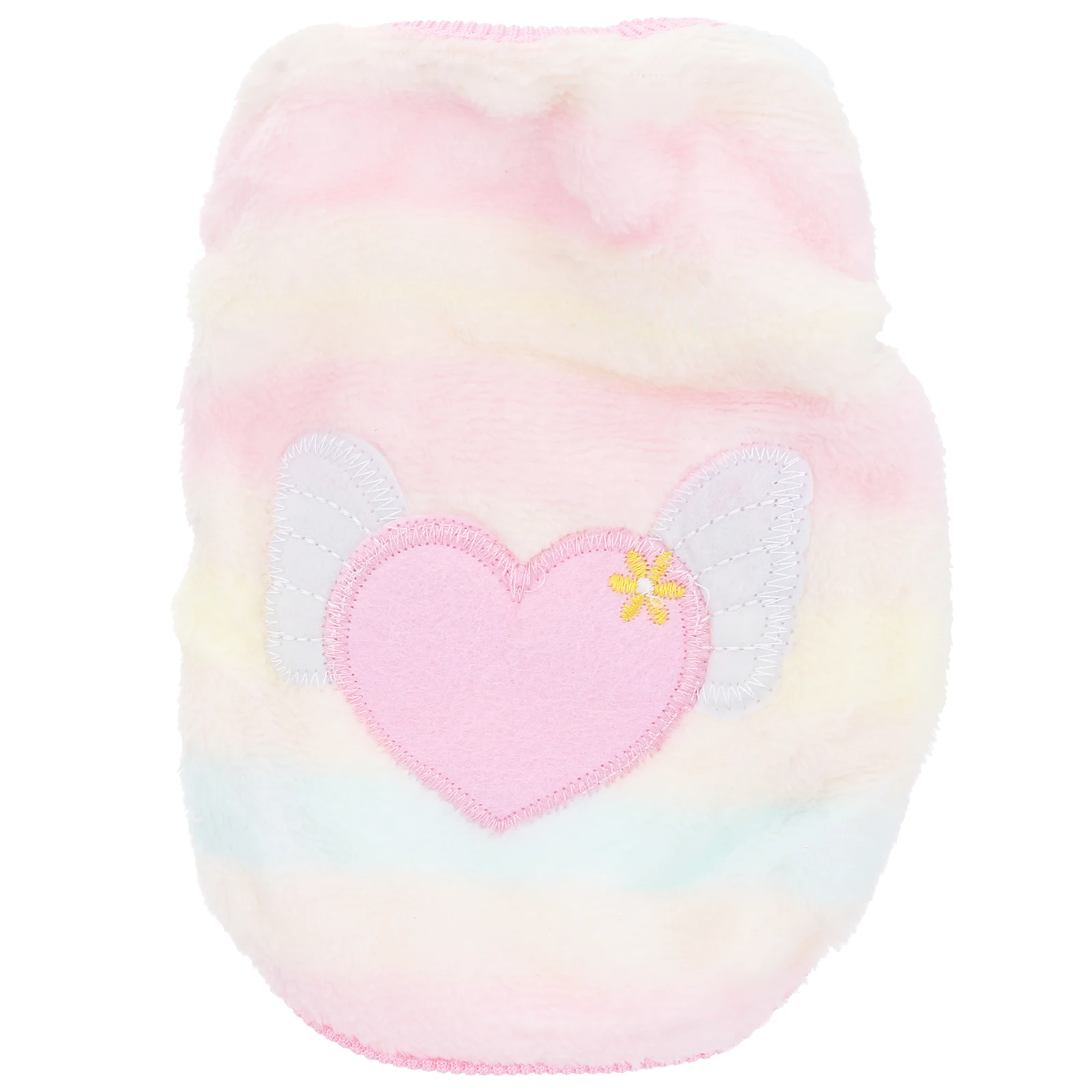 

Small Dog Cartoon Puppy Vest Size L Warm Flannel Dog Clothes Winter Autumn Outfit French Pet Costume Pet Clothes