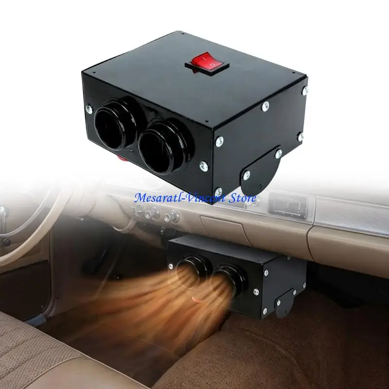 A70F 800W Heating Dryer Car Heater Car Demister Defroster with Mount Accessories