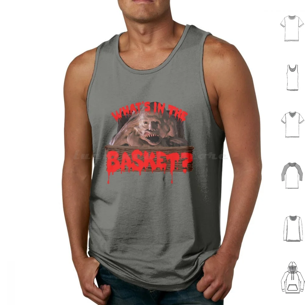 Basket Case Tank Tops Vest Sleeveless Basket Belial Creature Feature Creature Halloween Horror Basket Case Monster Movie