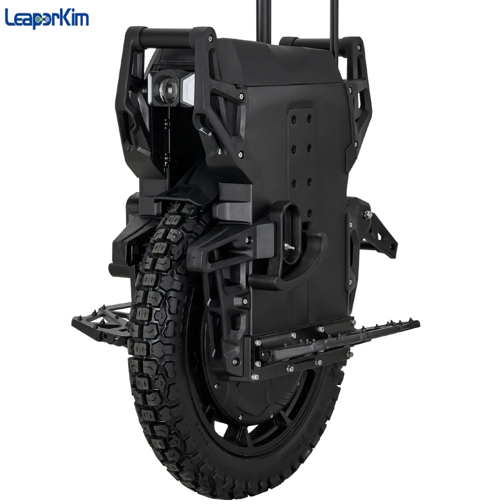Neuestes LeaperKim Veteran Lynx S 151,2V 2700Wh Akku Smart BMS 3800W Motor Elektrisches Einrad 2,75-14 Schlauchlos 90mm Federweg – Detail 22