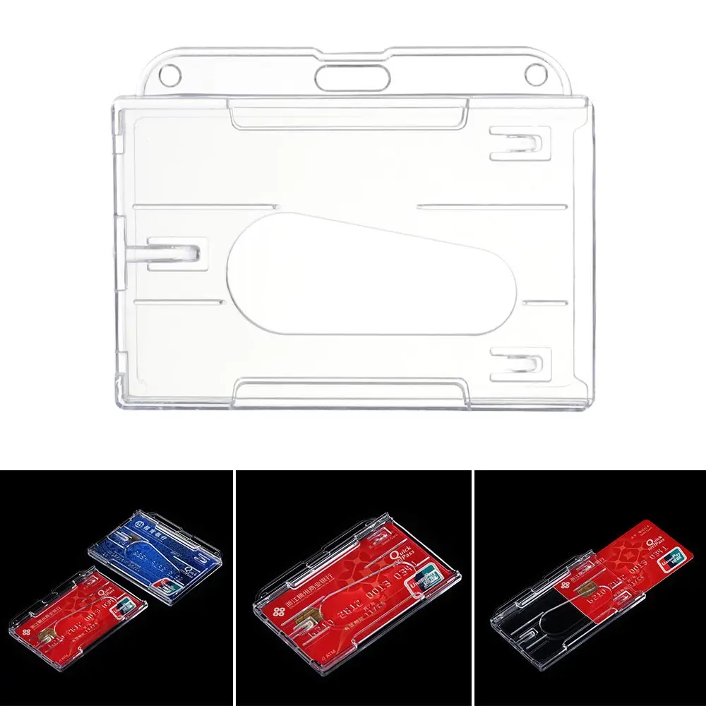 

Многофункциональный новый двухсторонний защитный чехол для офиса, школы, идентификационных карт, рабочего держателя для карт