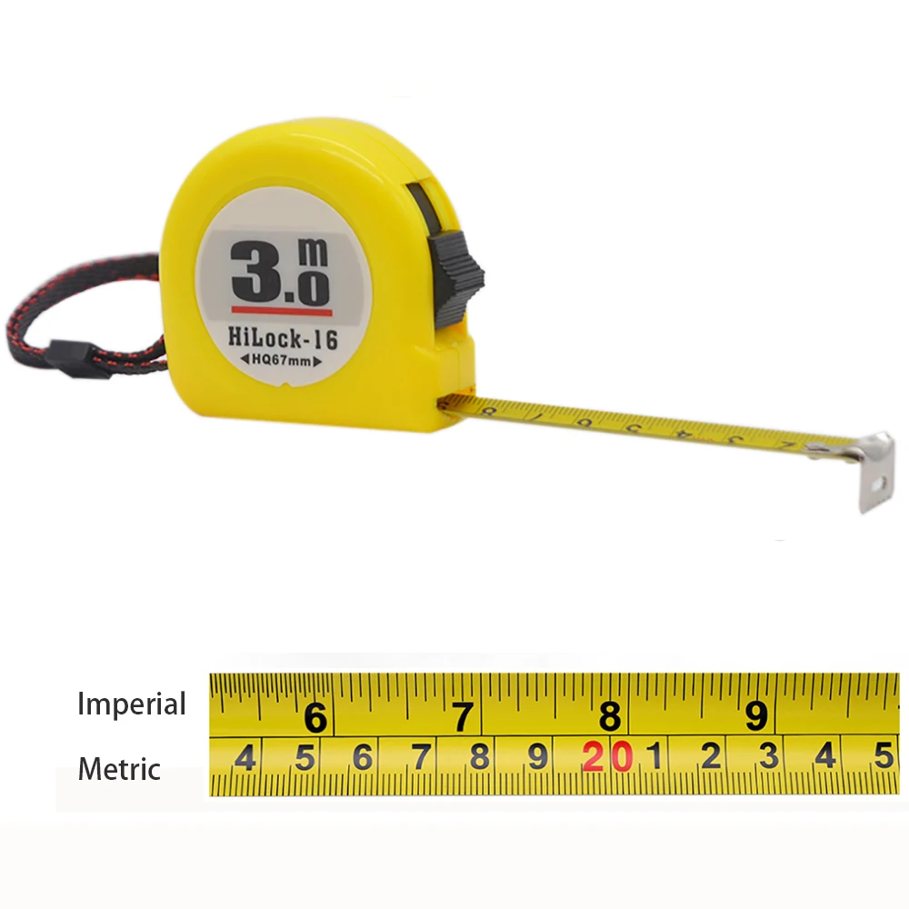 Tape Measure Metric Imperial Steel Measuring Distance Measuring Tool Meter Ruler Steel Tape Length Metal Measuring Tools