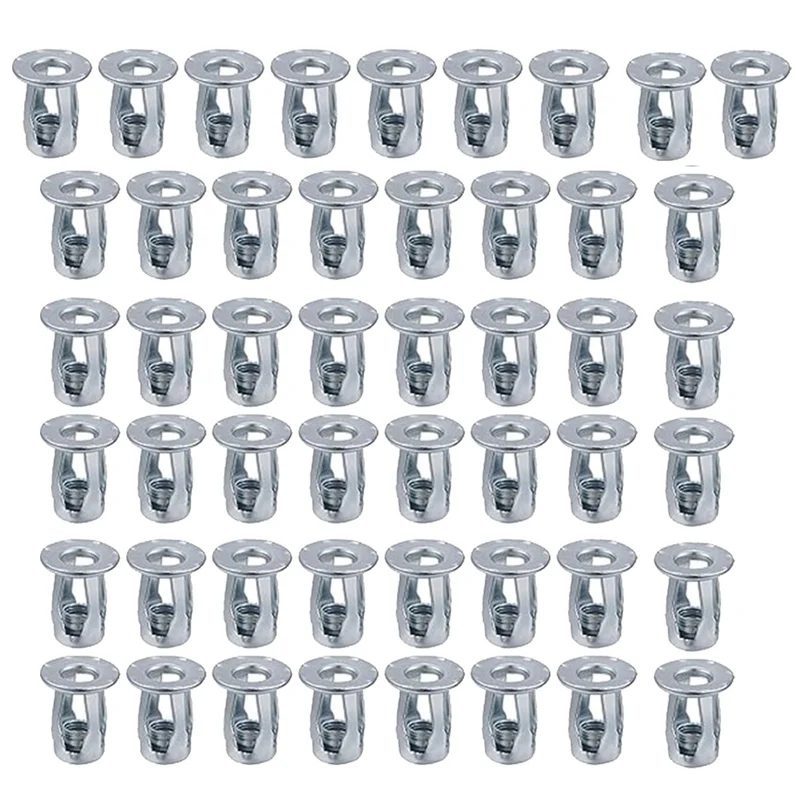 أجزاء الأجهزة 50 قطعة جاك شفة المكسرات القصيرة البتلة المكسرات توسيع المكسرات ل 4X20 البتلة المكسرات جوفاء جدار الحديد الجلد خط سهلة Inst