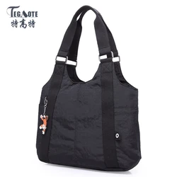 TEGAOTE Women Top-handle Shoulder Bag Luxury Handbags Designer Nylon Beach Casual Tote Female Purse Sac Femme Bolsa Feminia 2024