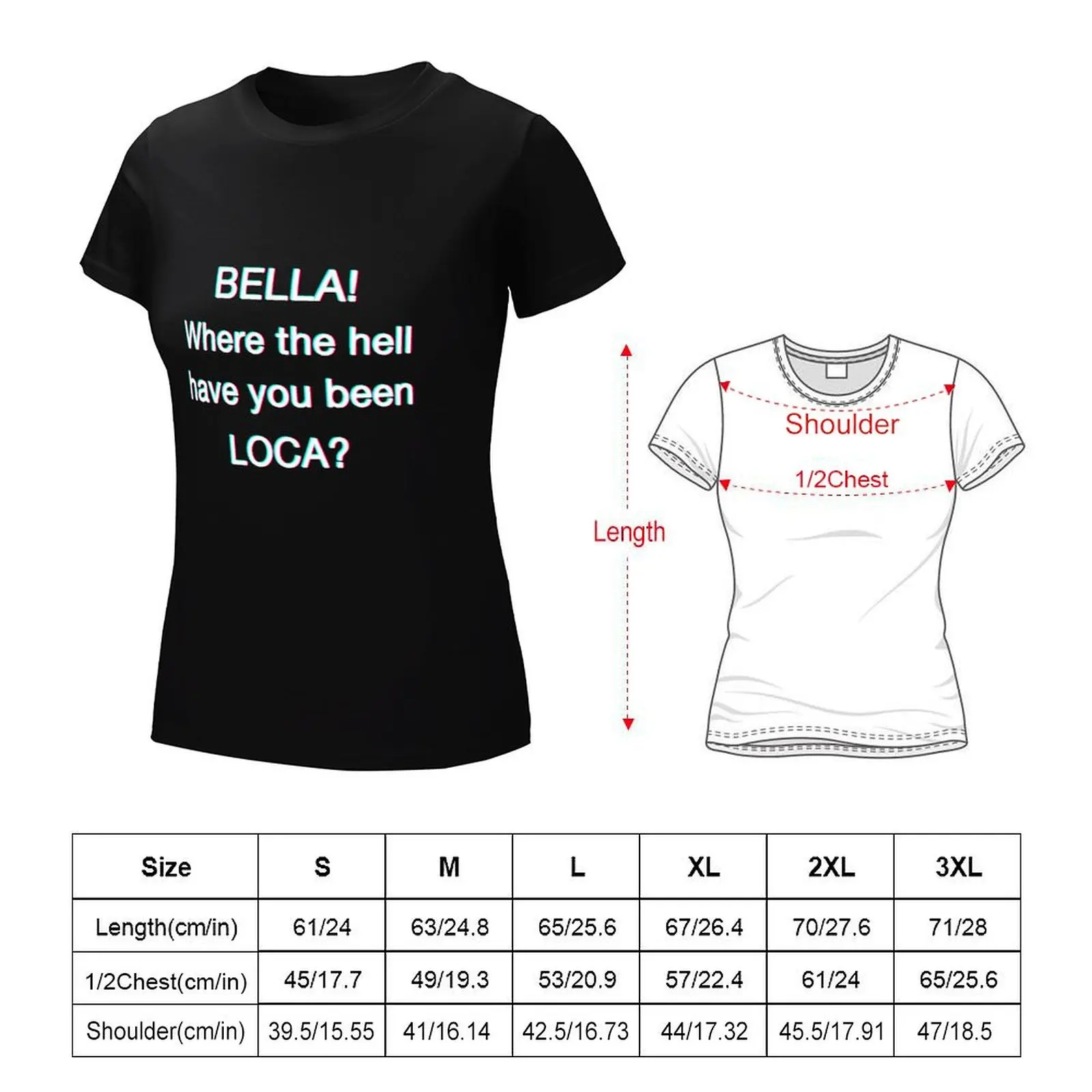 Bella, wo zum Teufel haben Sie Loca T-Shirt plus Größe Tops Grafiken Animal Print Shirt für Mädchen Damen bekleidung