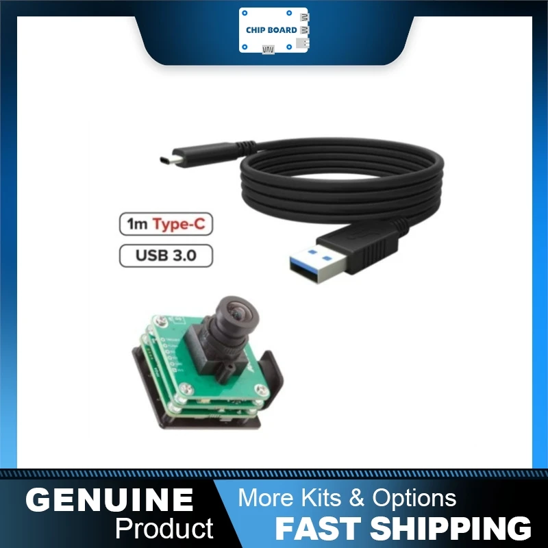 Arducam AR0234 2.3MP USB 3.0 Global Shutter Camera, High-Resolution Color Module for Robotics & Machine Vision