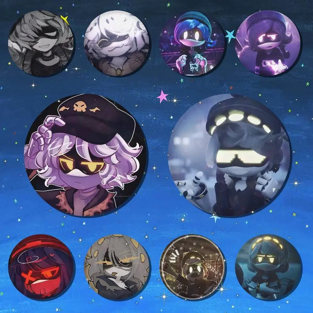 A-M-Murder Drones Anime Cosplay COSTUME Badge Pin Tinplate Brooch Prop Xmas Gift Birthday Gift