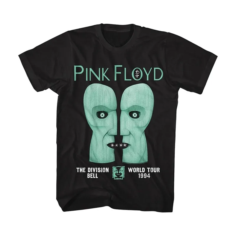 Y2k Pink Floyd Band Member Roger Waters' Retro Rock-inspired American-style Loose Short-sleeved T-shirt in Pink Color