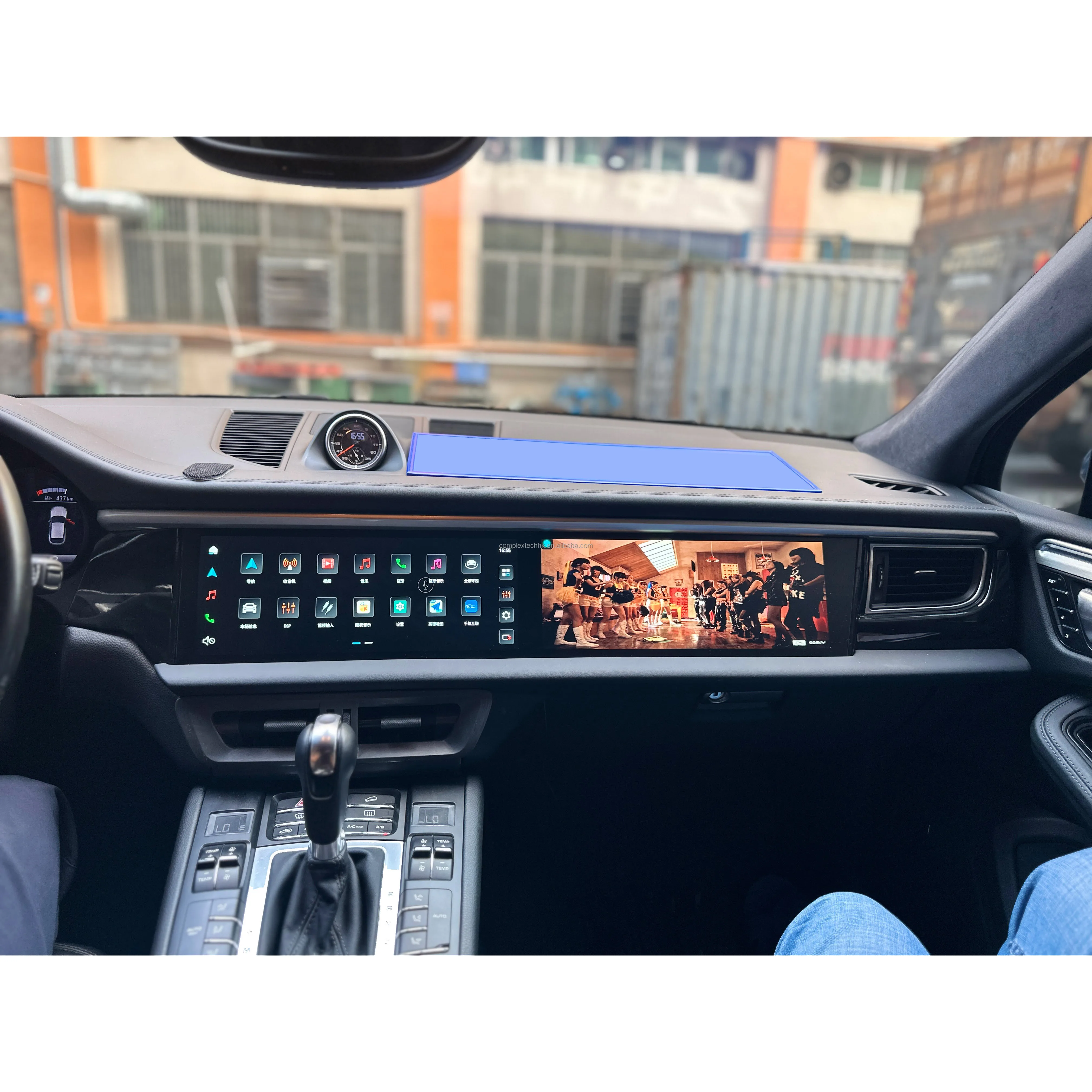 

New Product 8G+128G 12.3-inch Dual Touch Screen Car Video Android Gps Navigation Map for Porsche Macan 2014-2017