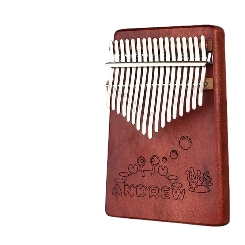 Massief Hout Kalimba 17 Sleutel Draagbare Sleutel Mini Vingers Duim Piano Hoge Kwaliteit Kalimba Handleiding Teclado Muziekinstrument De5