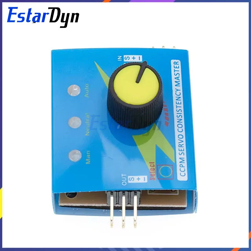 جهاز اختبار مؤازر RC 3CH رقمي متعدد ECS وحدة تحكم في سرعة الاتساق مدقق تعديل جهاز اختبار تروس التوجيه CCPM Master لـ RC