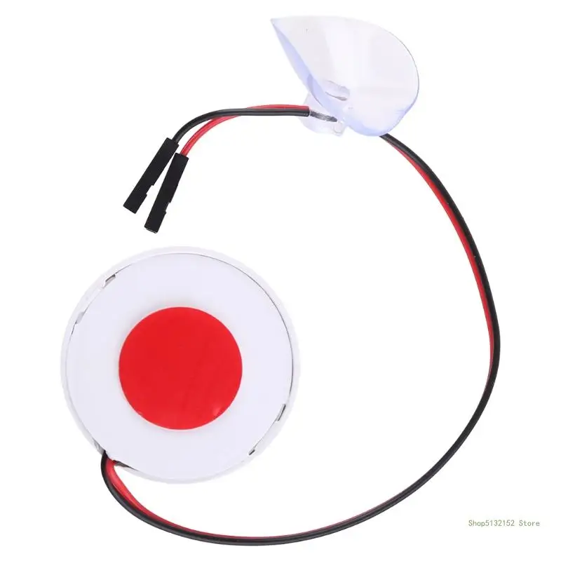 QX2E Fish for Tank Water Level Alarm High Water Level Water Detectors with Probe and Sucker for Aquarium fo