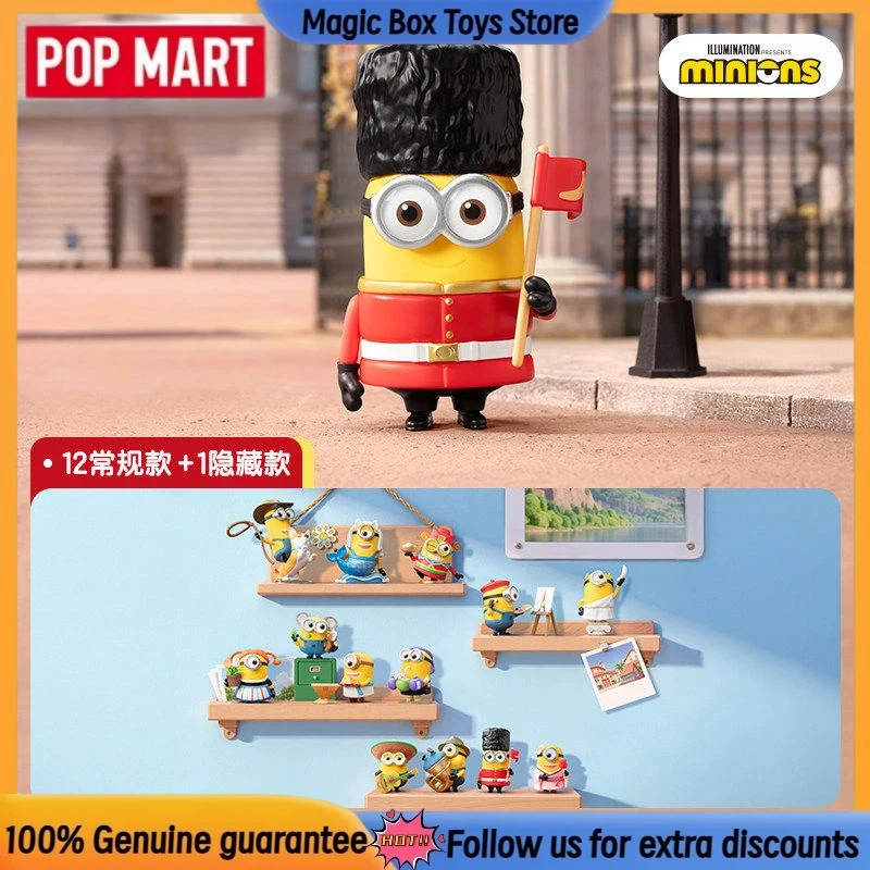 

Оригинальная коллекционная фигурка POPMART Minions Bello World Series, игрушка-сюрприз в закрытой коробке, милый ручной работы, подарок на день рождения для детей и друзей, модная игрушка-сюрприз