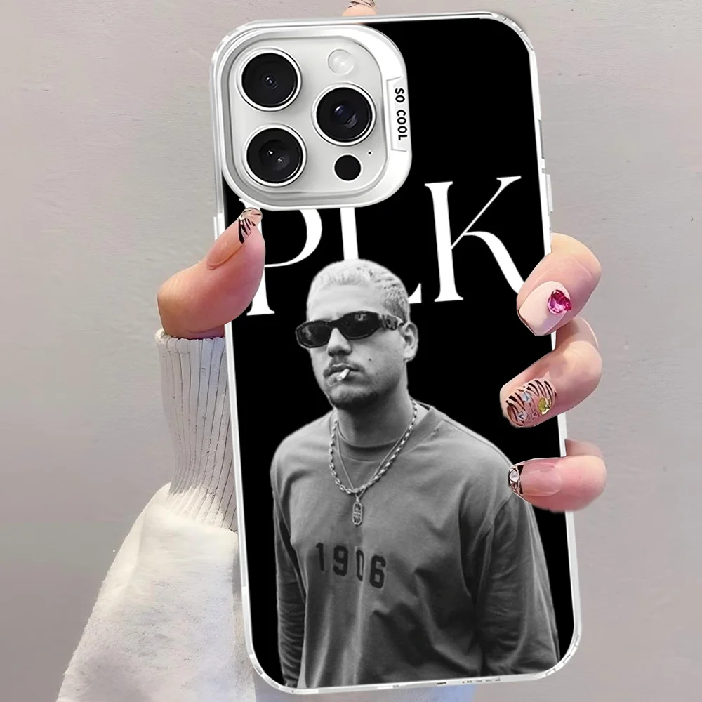 PLK الفرنسية مغني الراب Mathieu جراب هاتف آيفون 16 15 14 13 12 11 برو ماكس X XR XSMAX 8 7 زائد ماتي للصدمات الغطاء الخلفي