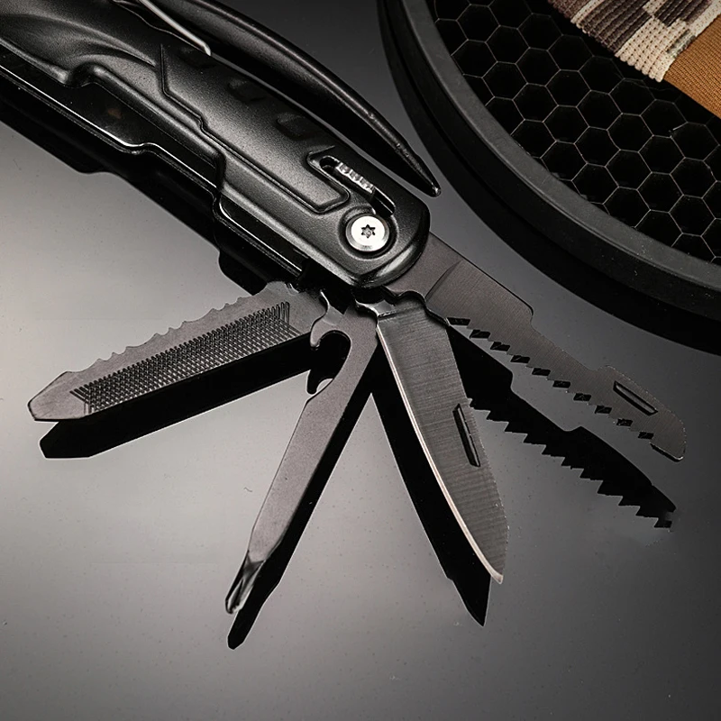 Outdoor Sheep Horn Small Hammer Camping Combination Tool High Carbon Steel Home Multi functional Hammer Car Portable