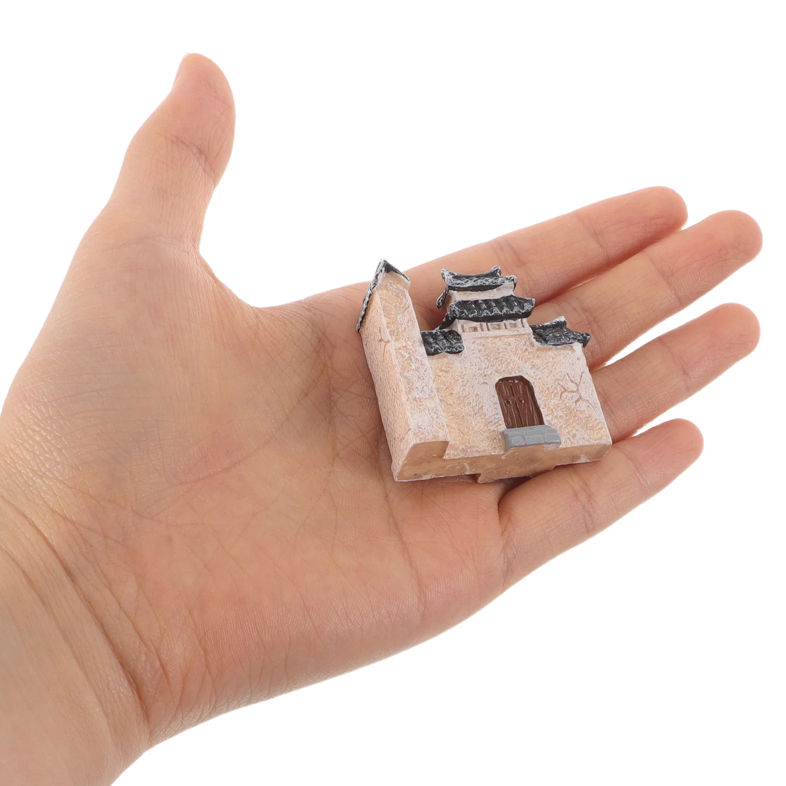 

10pcs Miniature Village Hut s Micro Landscape Houses Yard Bonsai House Decor Fairy Garden Cottage Ornaments For