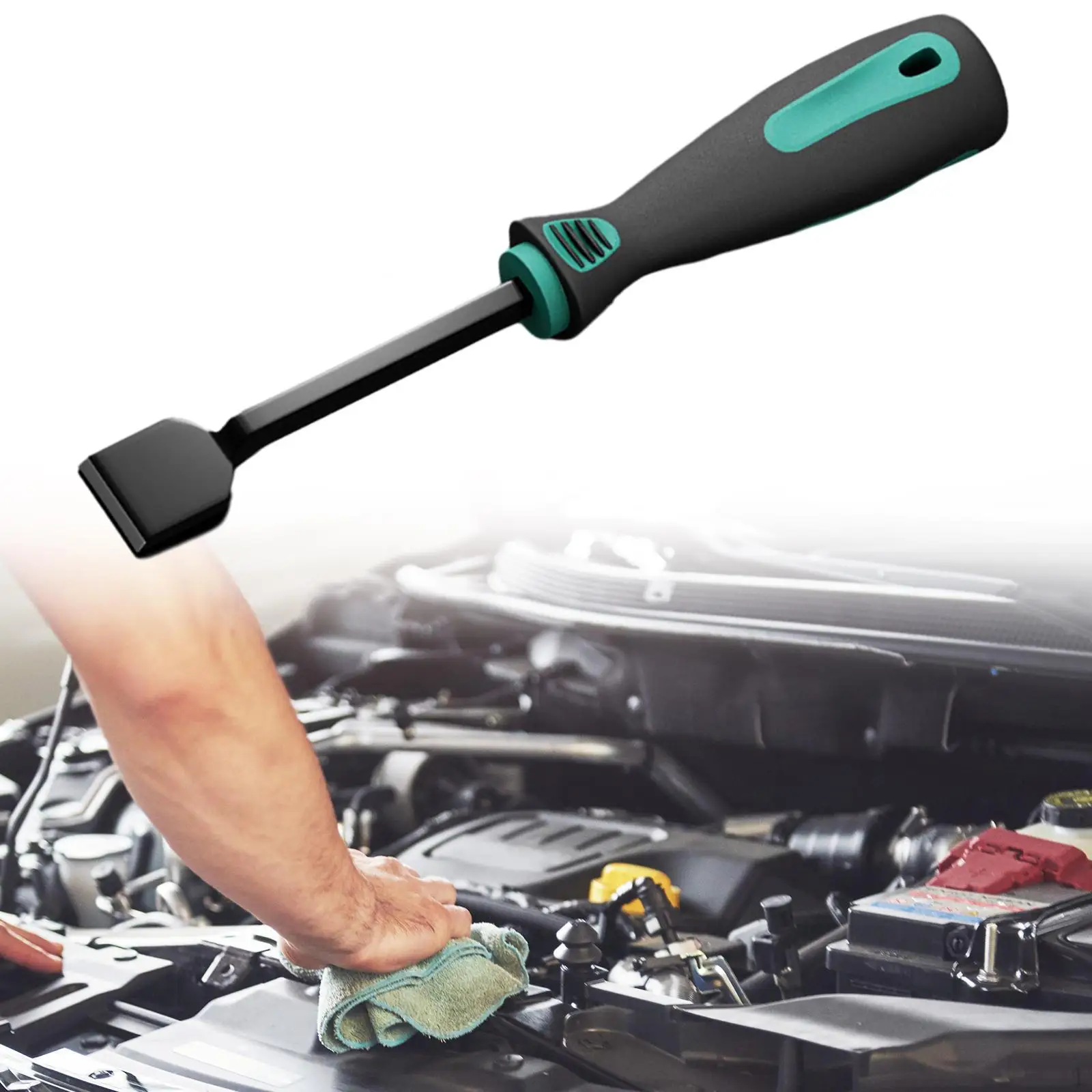 

Handheld Cylinder Cleaning Blade Scraper Tool For Motorcycle And Car Engine Gasket Sealant Rust Oil Dirt Treatment And Removal