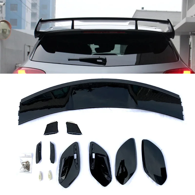 For Mercedes Benz A-class W176 W177 A180 A200 A220 A260 A45 Car Spoiler ABS Rear Trunk Paint Spoiler Tail Wings Lip 2013-2021